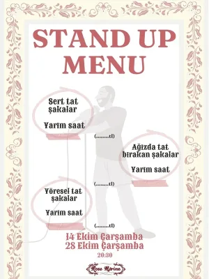 Stand-up Menü Komedi Gecesi