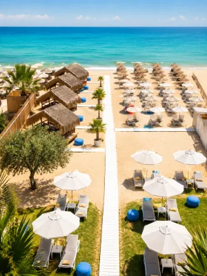Lagada Beach Sarımsaklı’da, Içecek Dahil Tüm Gün Plaj Girişi