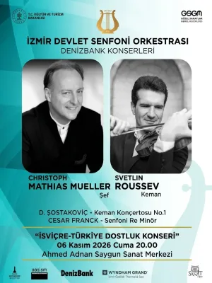 Izmir Devlet Senfoni Orkestrası Denizbank Konserleri - 6 Kasım Konseri