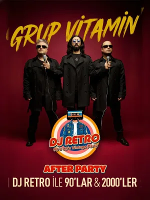 Grup Vitamin Konseri & Dj Retro 90's 00's Vintage Party