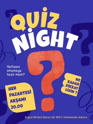 Bergüzar Sahne Quiz Night