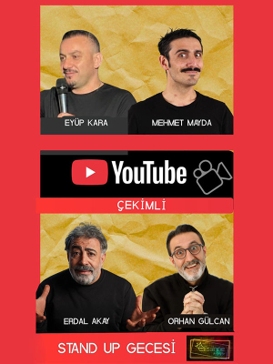 Youtube Çekimli Stand Up Gecesi