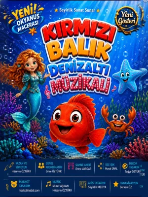 Kırmızı Balık Denizaltı Müzikali Çocuk Tiyatrosu
