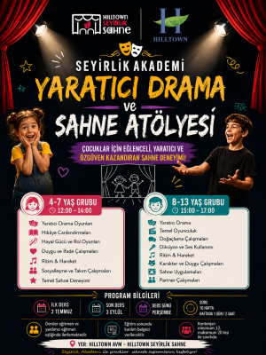 8 - 13 Yaş Yaratıcı Drama Ve Sahne Atölyesi