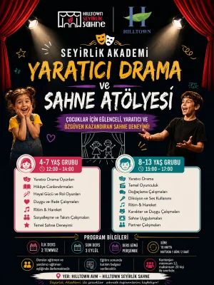 8 - 13 Yaş Yaratıcı Drama Ve Sahne Atölyesi