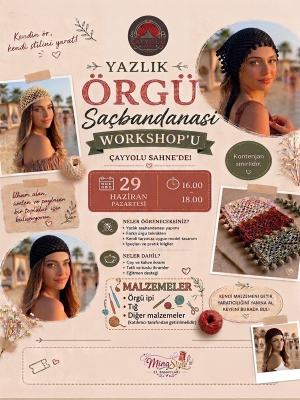 Örgü Saç Bandanası Workshop