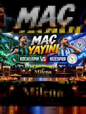 Kocaelispor - Çaykur Rizespor I Milena Pub