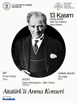 Istanbul Devlet Senfoni Orkestrası "Atatürk'ü Anma Konseri"