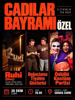 Cadılar Bayramı Özel - 3 Etkinlik Tek Gece