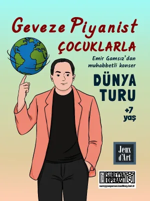Geveze Piyanist Çocuklarla "Dünya Turu"