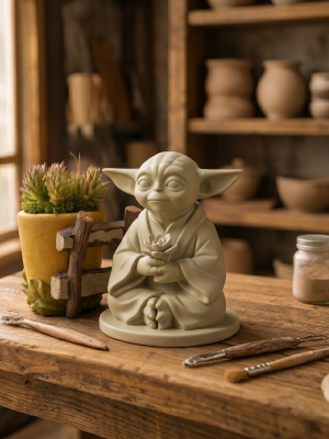 Baby Yoda Heykel Atölyesi