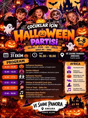 Halloween Partisi (Çocuklar Için)