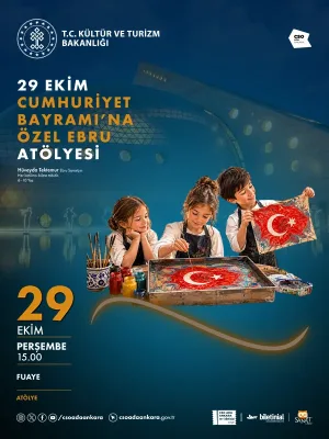 29 Ekim Cumhuriyet Bayramı’na Özel Ebru Atölyesi
