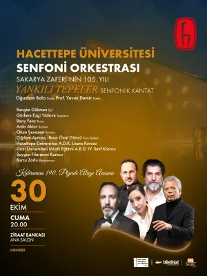 Hacettepe Üniversitesi Senfoni Orkestrası Sakarya Zaferi’nin 105. Yılı Kutlama Konseri