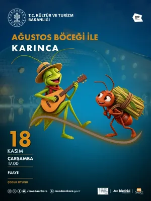 Ağustos Böceği Ile Karınca