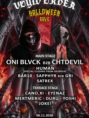 Voyıd Order: Special Halloween Rave - On! Blvck B2b Chtdevıl