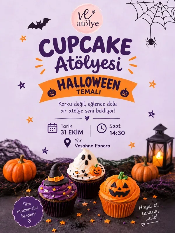 Cupcake Atölyesi ( Hallowen Temalı )
