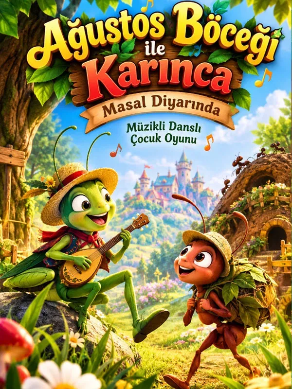 Ağustos Böceği Ile Karınca Masal Diyarında