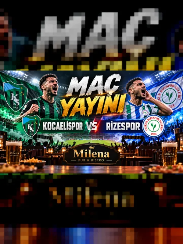 Kocaelispor - Çaykur Rizespor I Milena Pub