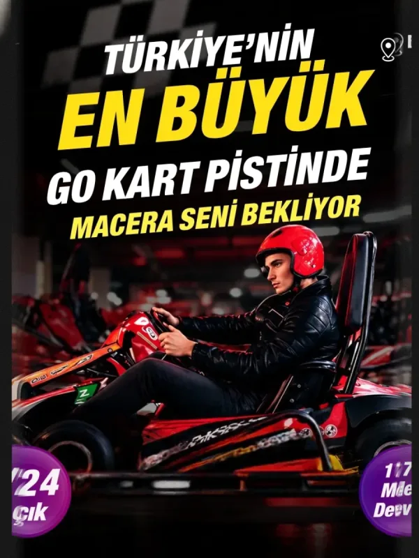 Olimpik Go Kart’ta Eğlence Biletleri