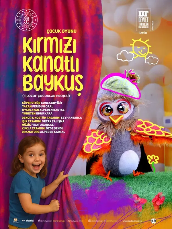 Kırmızı Kanatlı Baykuş (Filozof Çocuklar Projesi)