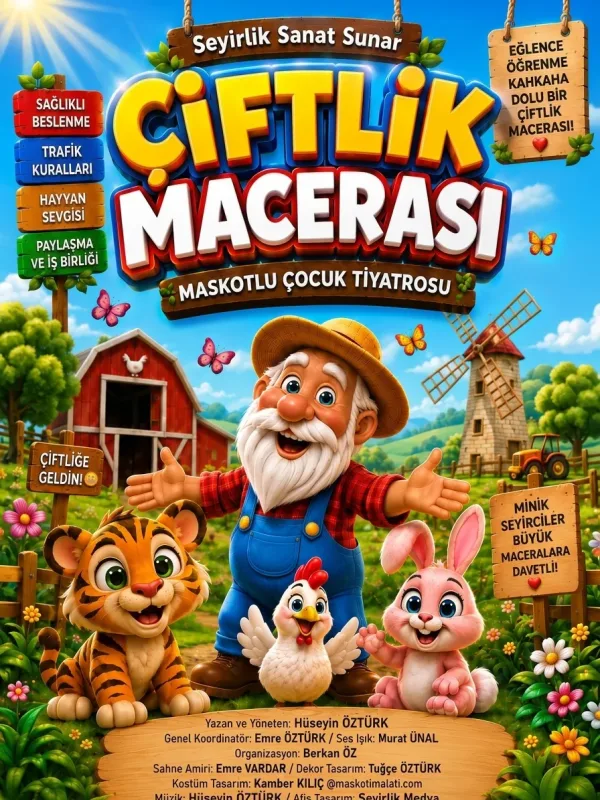 Çiftlik Macerası Tiyatro Oyunu
