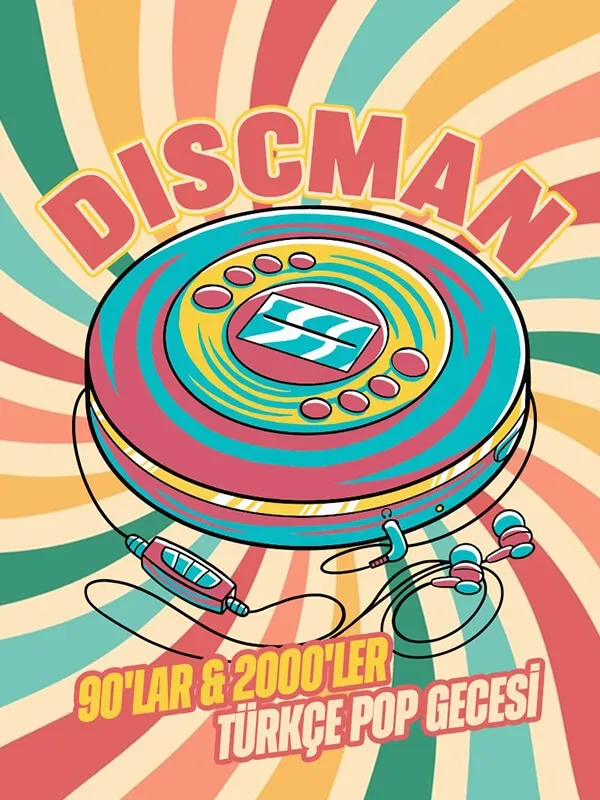 Discman 90’lar & 2000’ler Türkçe Pop Gecesi Yılbaşı Özel