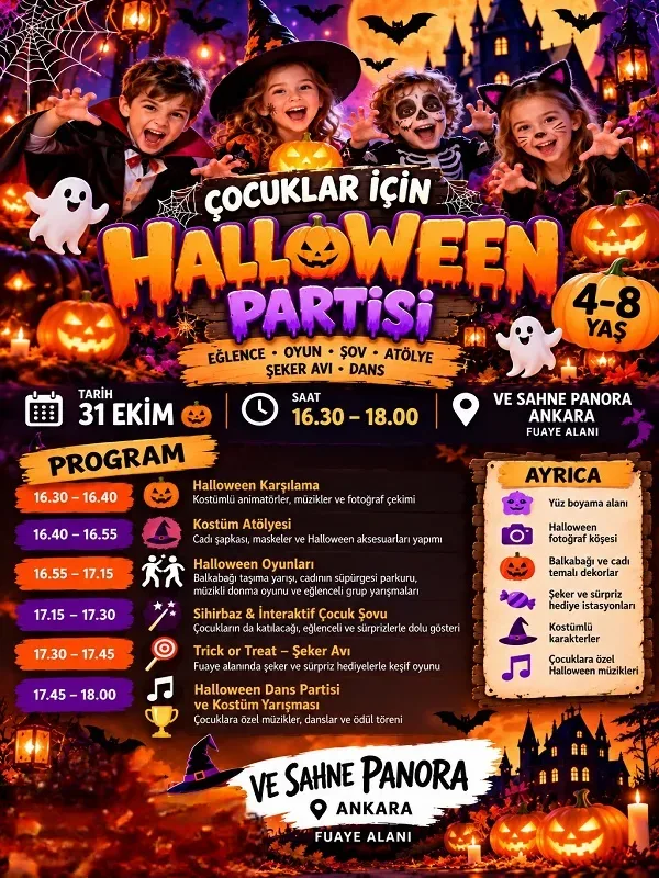 Halloween Partisi (Çocuklar Için)