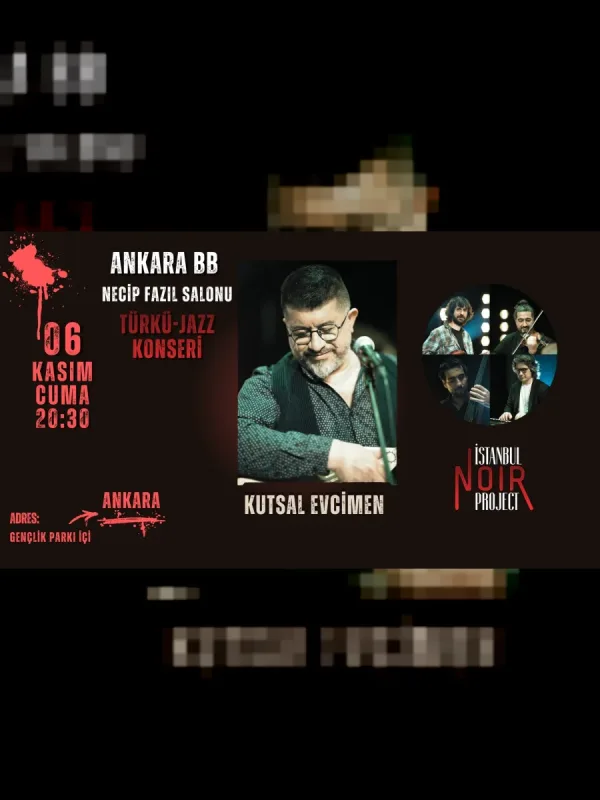 Kutsal Evcimen & Istanbul Noir Project – Türkü-jazz Konseri